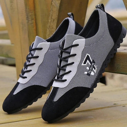 Men Casual Shoes New Arrival Breathable Mesh Flats Shoes Men Loafers Slip On Mens Driving Shoes Trainers Laceup Men's shoes