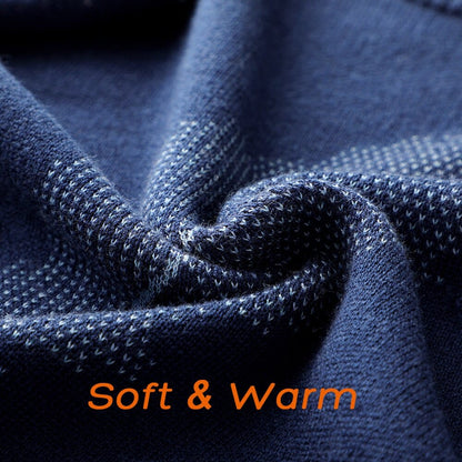 Men  Autumn New Casual Classic Embroidery Thick Sweater Pullovers Men Winter Fleece Fashion Warm Vintage Outfit Sweaters Men