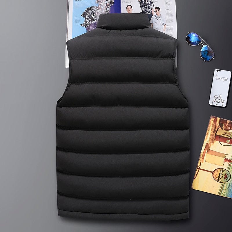 Mens Vest Jacket Men New Autumn Warm Sleeveless Jackets Male Winter Casual Waistcoat Vest Plus Size Veste Homme Brand Clothing