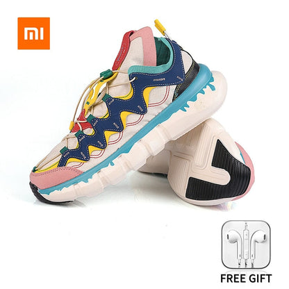 Xiaomi Youpin Men Sneakers Women Casual Shoes Fashion Thick Bottom Lightweight Flats Soft Breathable Brand Running Shoes Couples
