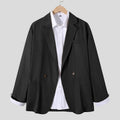 INCERUN Men Blazer Suit Shirt Coats Long Sleeve Casual Wear Fashoable Garment Top  Coat Suit Patch Pocket Suit Jackets S-5XL