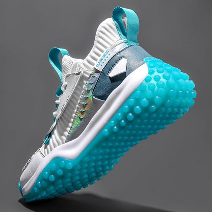 Trendy Men's Running Shoes Breathable Sneakers High Quality No-slip Jogging Shoes Outdoor Hard-wearing Comfortable Sports Shoes