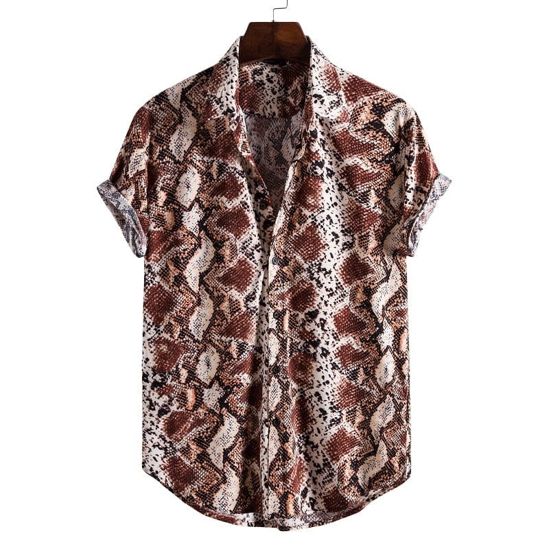 Men's Short Sleeve Male Shirts for Mens Social Luxury Man Designer Clothes Hawaiian  Fashionable Elegant Classic Fashion