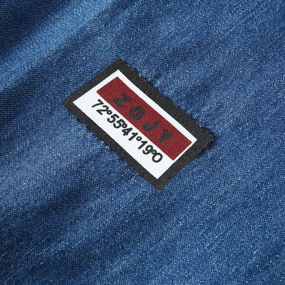 Plus Size L-5XL 6XL 7XL 8XL 100% Denim COTTON Shirt For Men's Short Sleeves  Summer Style Fashion Casual Clothing