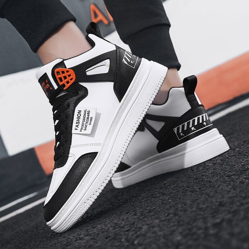 Mens Brand Basketball Shoes High Top Retro Basketball Sneakers Men Light Platform Trendy White Shoes Men Casual Sports Shoes