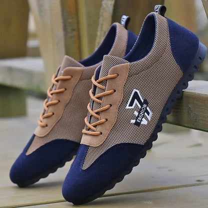 Men Casual Shoes New Arrival Breathable Mesh Flats Shoes Men Loafers Slip On Mens Driving Shoes Trainers Laceup Men's shoes