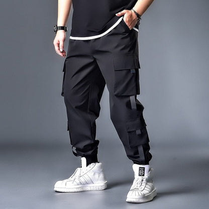 Plus 7XL 6XL XXXXXL Men Hip Hop Black Cargo Pants joggers Sweatpants Overalls Men Streetwear Harem Pants Women Fashions Trousers