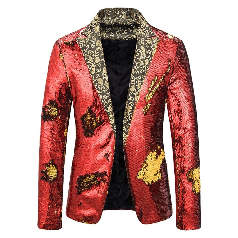 Men Blazer Shiny Sequin Shawl Collar suit Men Wedding Groom Singer Prom Glitter Suit Jacket DJ Club Stage Men suit