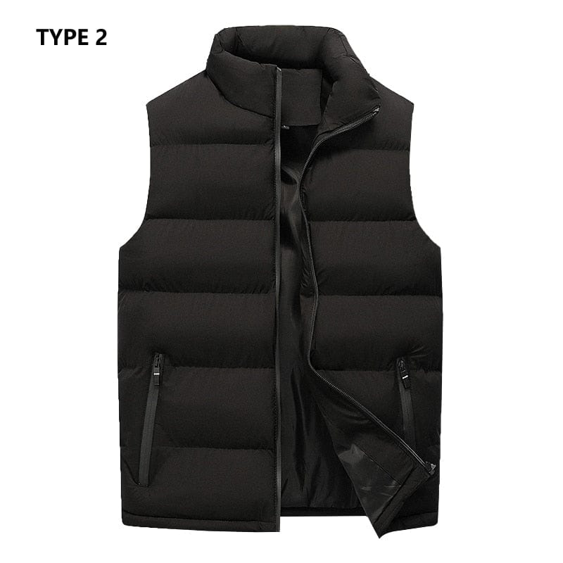 Mens Vest Jacket Men New Autumn Warm Sleeveless Jackets Male Winter Casual Waistcoat Vest Plus Size Veste Homme Brand Clothing