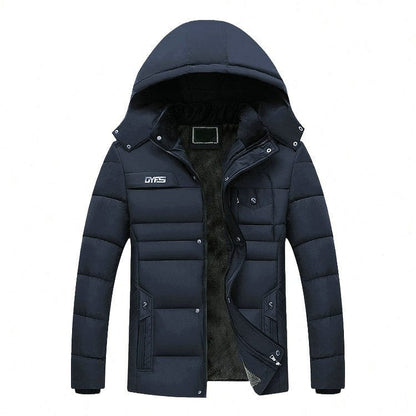 Parka Men Coats  Winter Jacket Men Thicken Hooded Waterproof Outwear Warm Coat Fathers' Clothing Casual Men's Overcoat