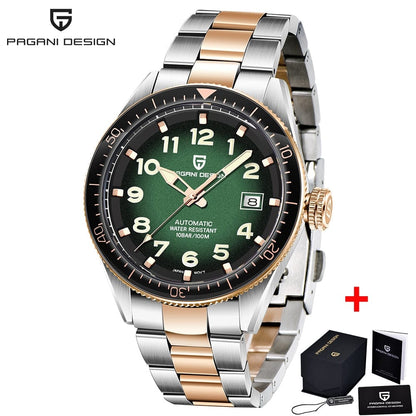 PAGANI DESIGN  Fashion New Men Watch Brand Luxury Waterproof Watch Sports Business Watch Men Stainless Steel Automatic Watch