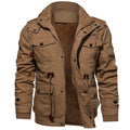 Autumn Winter New Men Fleece Tough Guy Masculine Jacket Coats Men Casual Thickened Hooded Outdoor Military Jackets Men Top