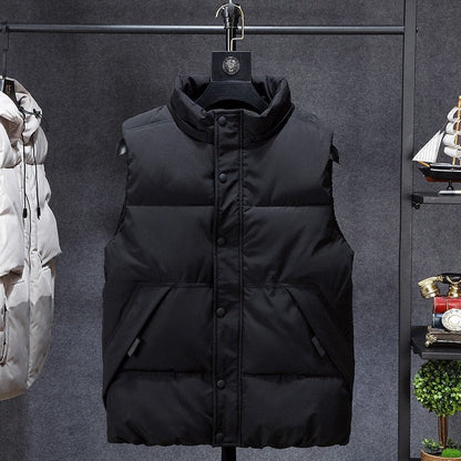 Mens Winter Vests Men's Sleeveless Jacket Thick Camouflage Vest Casual Hooded Waistcoat Male Warm Vests Outwear Plus Size 7XL