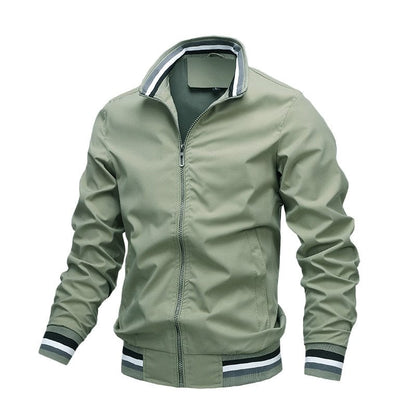 Men Fashion Jacket Men New Casual Windbreaker Bomber Jacket Coats Men  Spring Autumn Outdoor Waterproof Slim Jackets Mens