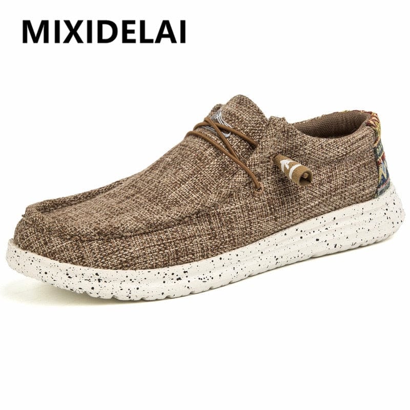 Large Size Outdoor Men&#39;s Casual Denim Canvas Shoes Vulcanize Shoes Fashion Luxury Style Designer Breathable Men Sneakers Loafers