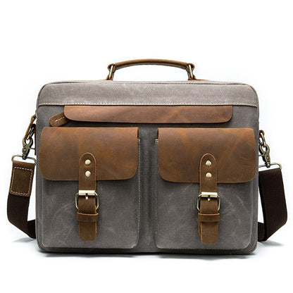WESTAL Men Briefcases Men's Bag Genuine Leather Business Office Bags for Men Laptop Bag Leather Briefcases Male Lawyer Bags