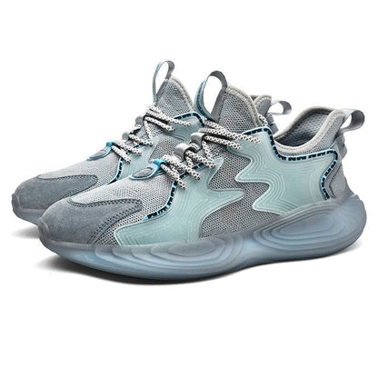 Trendy Men's Running Shoes Breathable Sneakers High Quality No-slip Jogging Shoes Outdoor Hard-wearing Comfortable Sports Shoes