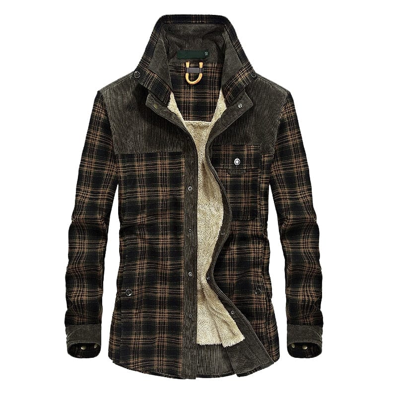 Mountainskin Men's Warm Jacket Fleece Thick Army  Coat Autumn Winter Jacket Men Slim Fit Clothing Mens Brand Clothing SA831