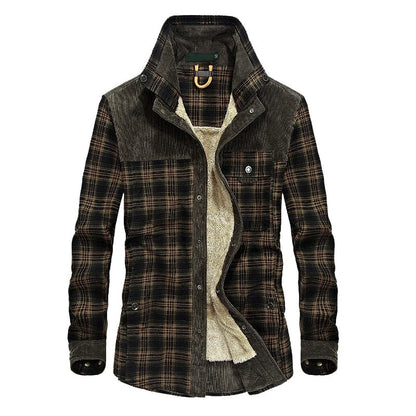 Mountainskin Men's Warm Jacket Fleece Thick Army  Coat Autumn Winter Jacket Men Slim Fit Clothing Mens Brand Clothing SA831