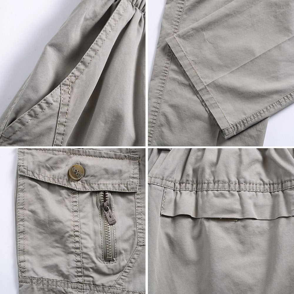 Pantaloni casual de marcă pantaloni cargo pentru bărbați pantaloni largi din bumbac pantaloni bărbați salopete cu mai multe buzunare Joggeri drepti Homme 6XL