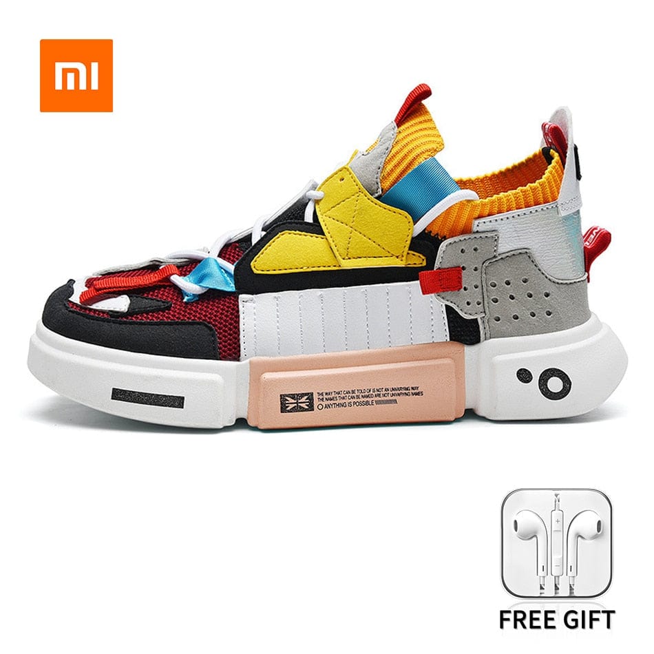 Xiaomi Youpin Men Sneakers Women Casual Shoes Fashion Thick Bottom Lightweight Flats Soft Breathable Brand Running Shoes Couples