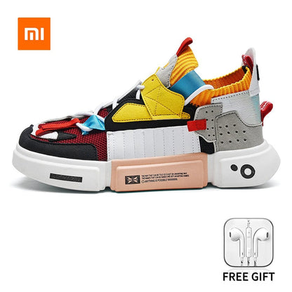 Xiaomi Youpin Men Sneakers Women Casual Shoes Fashion Thick Bottom Lightweight Flats Soft Breathable Brand Running Shoes Couples
