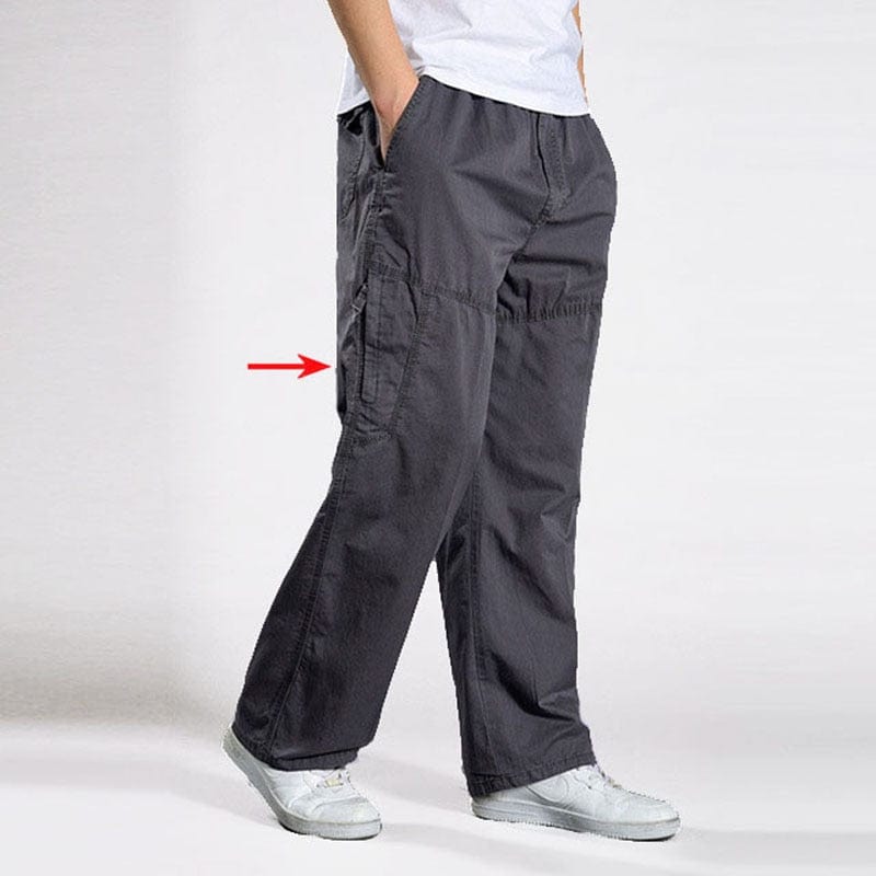 Pantaloni casual de marcă pantaloni cargo pentru bărbați pantaloni largi din bumbac pantaloni bărbați salopete cu mai multe buzunare Joggeri drepti Homme 6XL