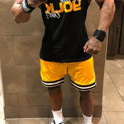 Hirigin  Men's Casual Shorts Summer New Running Fitness Fast-drying Trend Short Pants Loose Basketball Training Pants