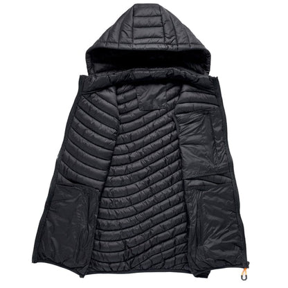 New Removable Hat Men's Waistcoat Simple Solid Color Warm Mens Jackets and Coats Winter Fashion Comfortable Men Vests
