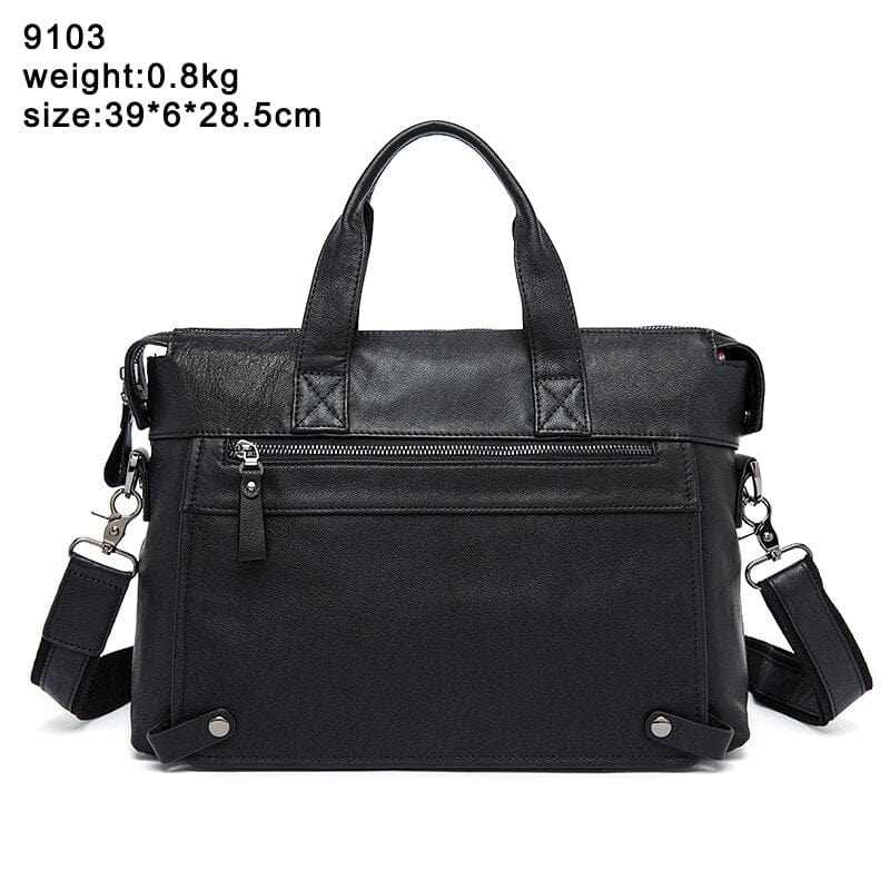 WESTAL Men&#39;s Leather Handbags Totes Bags Men Leather Laptop Bags Men&#39;s Shoulder Bag Business Briefcases Crossbody Messenger Bag