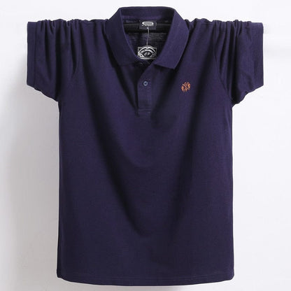Summer Men Polo Shirt Brand Clothing Pure Cotton Men Business Casual Male Polo Shirt Short Sleeve Breathable Soft Polo Shirt 5XL