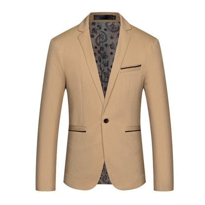 Men Black Blazer  Mens Casual Business Cotton Slim Fit Red Suit jacket Men Plus Size 4XL5XL Blazer Masculino