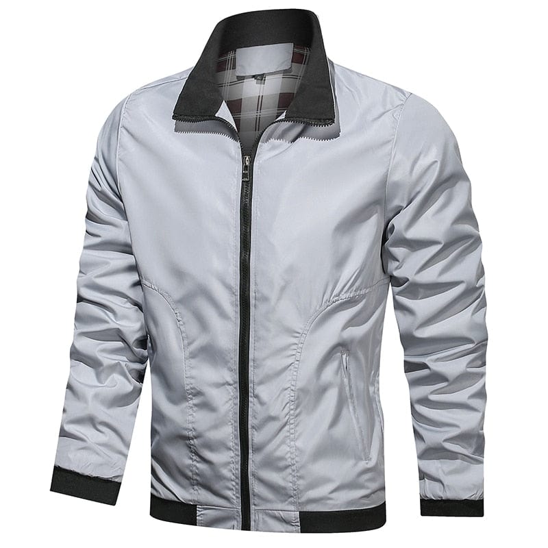 Men Fashion Jacket Men New Casual Windbreaker Bomber Jacket Coats Men  Spring Autumn Outdoor Waterproof Slim Jackets Mens