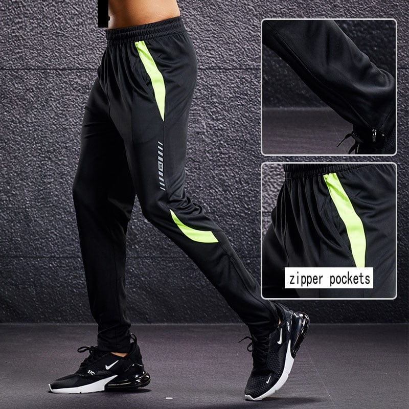 Pantaloni de sport Pantaloni de alergare pentru bărbați, cu buzunare cu fermoar Pantaloni de antrenament și de jogging pentru bărbați, îmbrăcăminte sport ocazională, pantaloni pentru bărbați