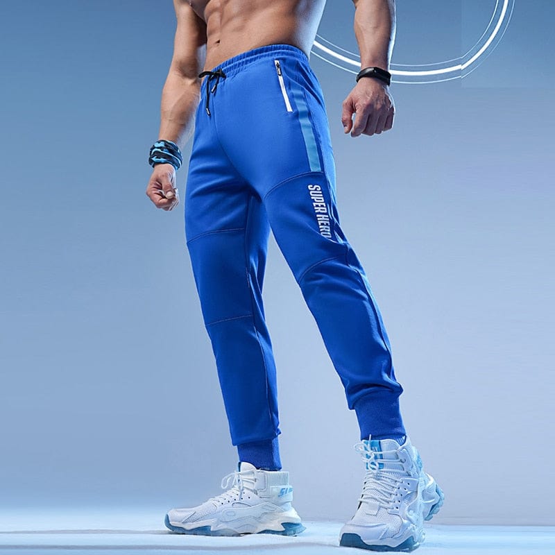 Pantaloni de sport Pantaloni de alergare pentru bărbați, cu buzunare cu fermoar Pantaloni de antrenament și de jogging pentru bărbați, îmbrăcăminte sport ocazională, pantaloni pentru bărbați