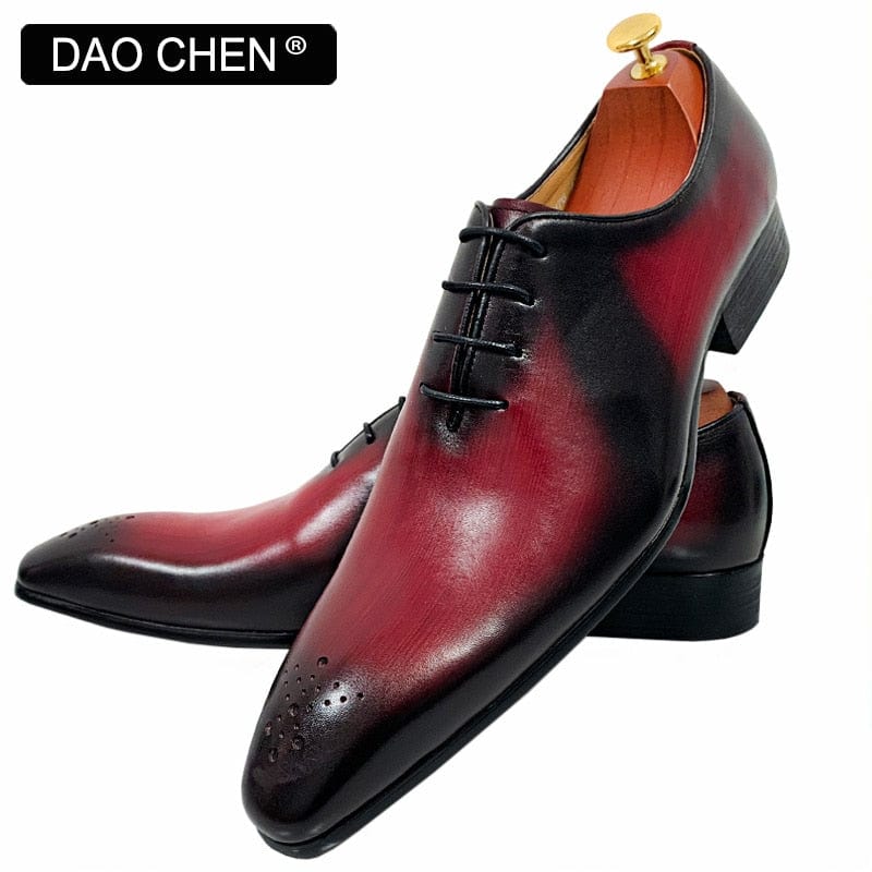 BĂRBAȚI FORMALI ELEGANȚI PANTOF DE PIELE VERITĂȚĂ CU DANTELURI PÂNȚI DE ROCHIE BĂRBAȚI PANTOF DE ROCHIE RED MIX NUNTĂ NEGRI AFACERI PANTOFI OXFORD PENTRU BĂRBAȚI