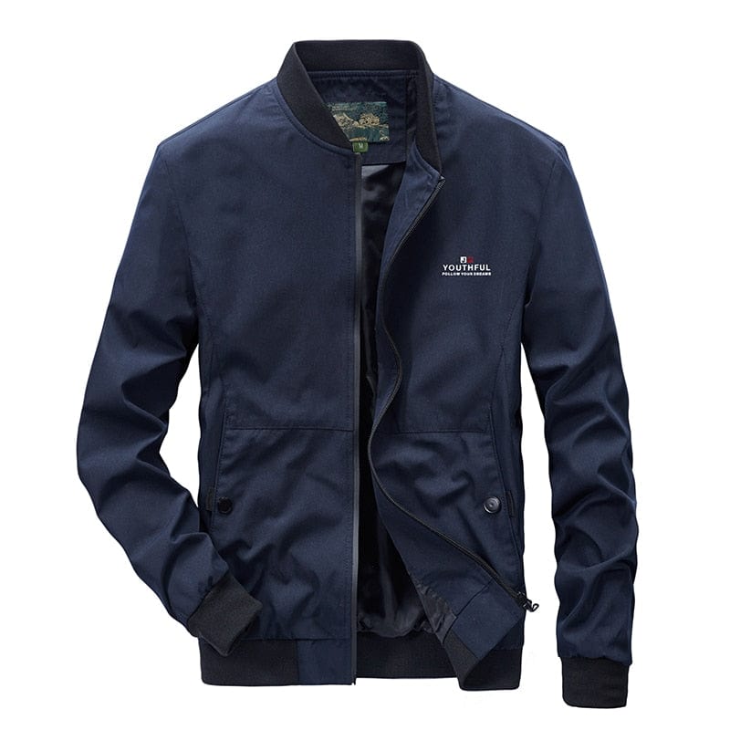 Men Fashion Jacket Men New Casual Windbreaker Bomber Jacket Coats Men  Spring Autumn Outdoor Waterproof Slim Jackets Mens