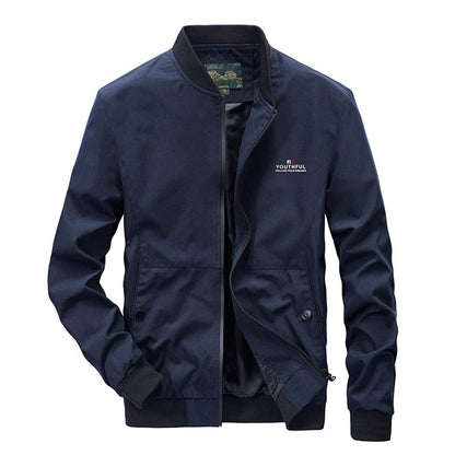 Men Fashion Jacket Men New Casual Windbreaker Bomber Jacket Coats Men  Spring Autumn Outdoor Waterproof Slim Jackets Mens