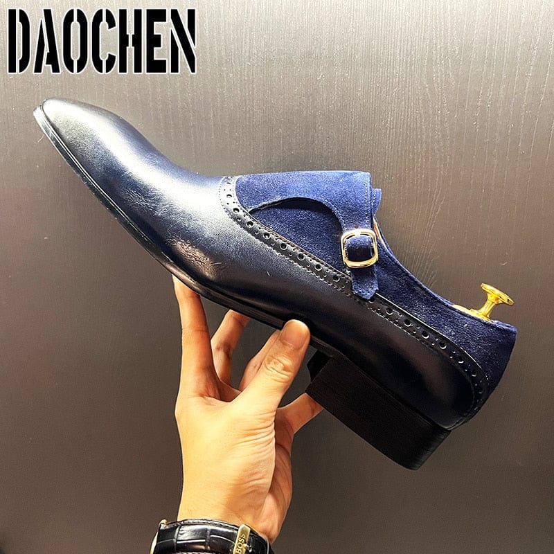 Luxury Brand Mens Shoes Handmade Loafers Summer Dress Shoe Men Casual Shoes Wedding Banquet Office Genuine Leather Shoes For Men