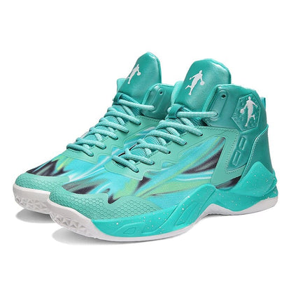 Men Basketball Shoes Breathable Cushioning Non-Slip Wearable Sports Shoes Gym Training Athletic Basketball Sneakers Women