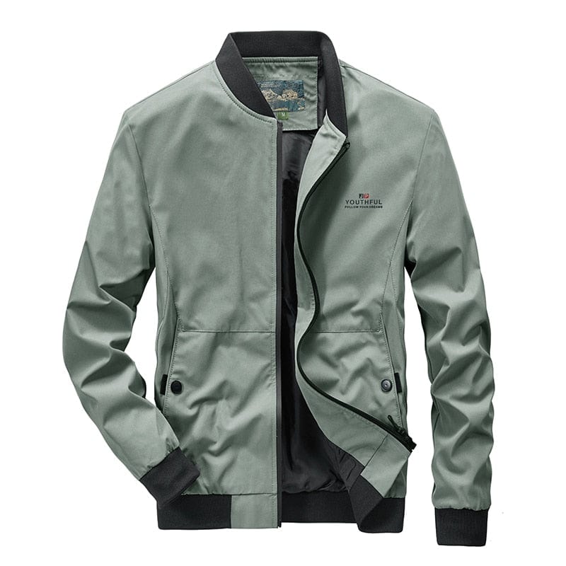 Men Fashion Jacket Men New Casual Windbreaker Bomber Jacket Coats Men  Spring Autumn Outdoor Waterproof Slim Jackets Mens