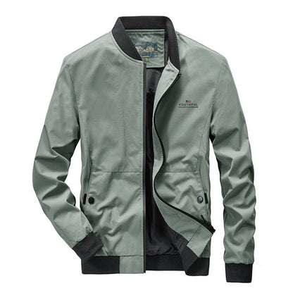 Men Fashion Jacket Men New Casual Windbreaker Bomber Jacket Coats Men  Spring Autumn Outdoor Waterproof Slim Jackets Mens