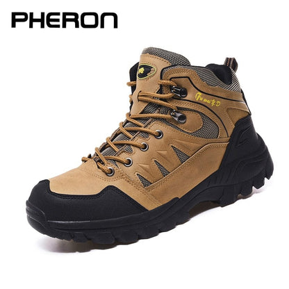 Men's Outdoor Hiking Shoes Mountaineer Climbing Sneakers  Tactical Hiking Shoes Men Camping Walking Boots zapatos