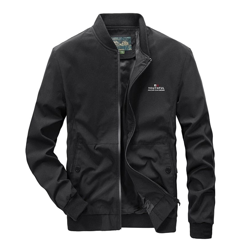 Men Fashion Jacket Men New Casual Windbreaker Bomber Jacket Coats Men  Spring Autumn Outdoor Waterproof Slim Jackets Mens
