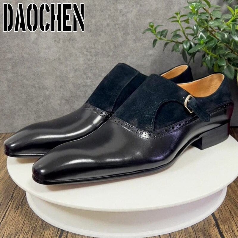 Luxury Brand Mens Shoes Handmade Loafers Summer Dress Shoe Men Casual Shoes Wedding Banquet Office Genuine Leather Shoes For Men