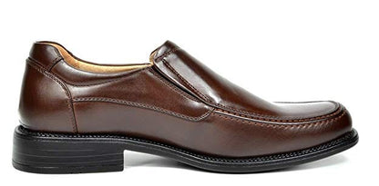 Bruno Marc Men's luxury brand shoes Slip on Leather Lined Square Toe Dress Loafers Shoes for Men Casual Weekend Formal Work