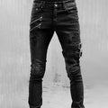 Straight Jeans Men High Waist Jean Spring Summer Boyfriend Jeans Streetwear Skinny Cacual Designer Long Denim Pants Trousers