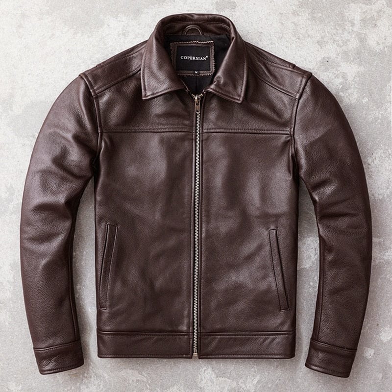 AYUNSUE Men&#39;s Real Cowhide jackets Genuine Leather Jacket Men Clothing Autumn Coat Mens Clothes jaqueta couro legítimo masculino