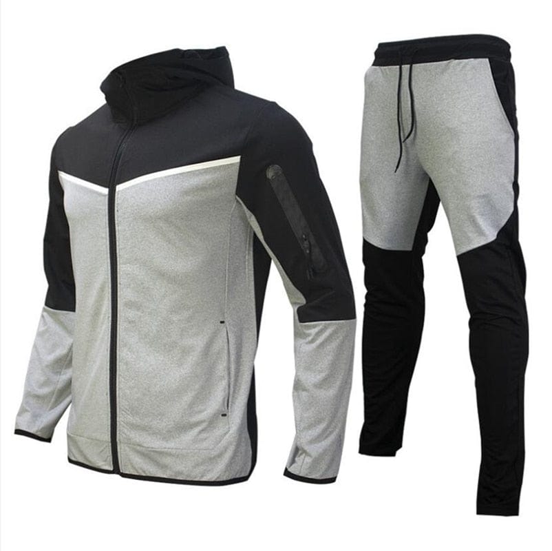 2022 New Brand Men&#39;s Sweatsuit Tech Fleece Hoodie Cotton Stretch Training Wear Good Quality Coat Sweatpants Sport Set Clothing