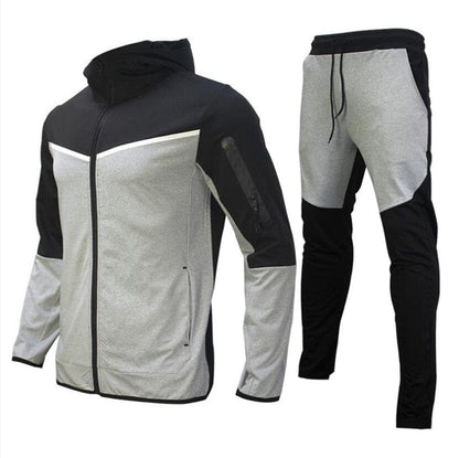 New Brand Men's Sweatsuit Tech Fleece Hoodie Cotton Stretch Training Wear Good Quality Coat Sweatpants Sport Set Clothing